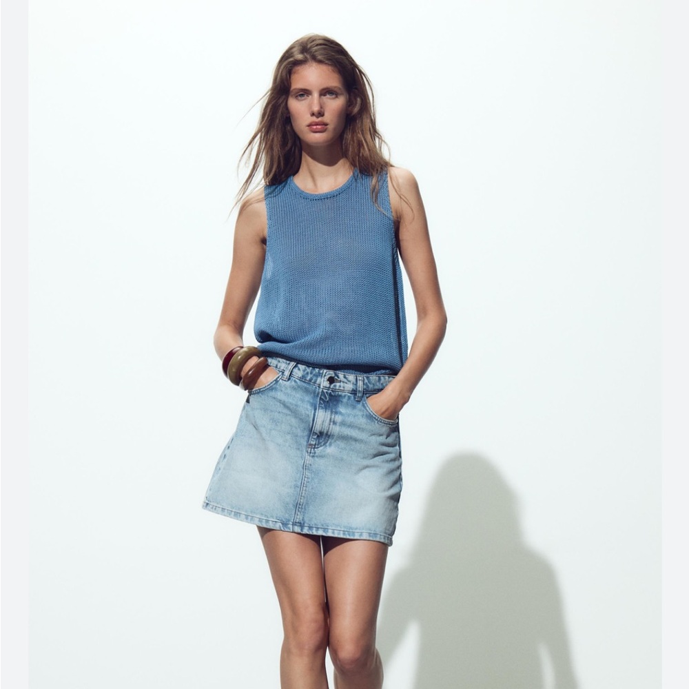 Zara NWT denim mini skirt 1889/069